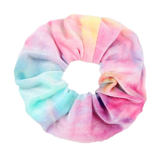 Tie-Dye Velvet Scrunchie (Random Color)