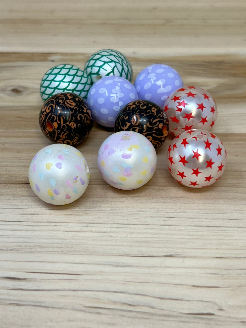 20mm Mixed Pair Variety Pack Beads (10 per pack)