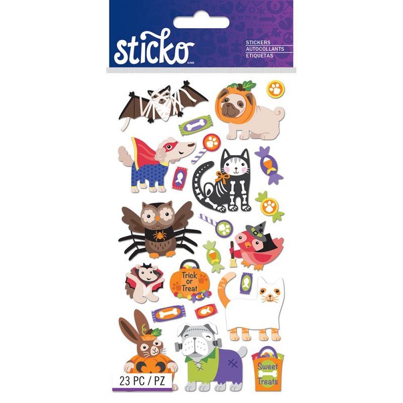 Sticko Stickers - Halloween Animal Characters