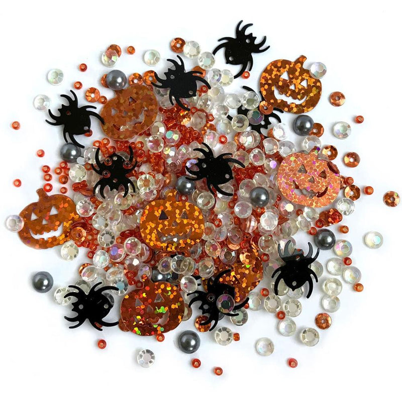 Buttons Galore Sparkletz Embellishment Pack 10g - Creepy Halloween