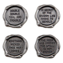 Idea-Ology Metal Quote Seals 4/Pkg - Halloween