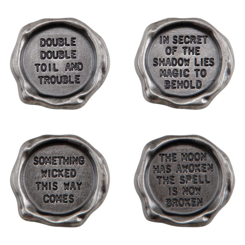 Idea-Ology Metal Quote Seals 4/Pkg - Halloween