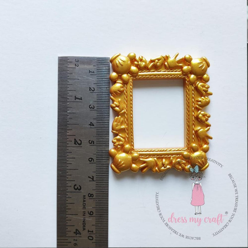 Dress My Craft Miniature Micky Frame 2/Pkg - Peach