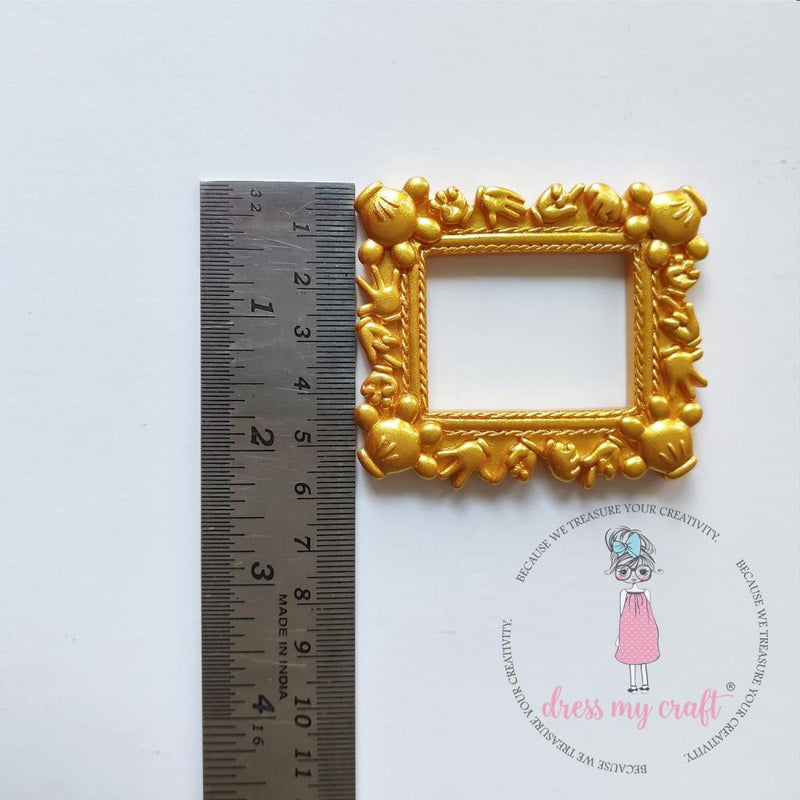 Dress My Craft Miniature Micky Frame 2/Pkg - Peach