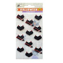 Little Birdie Halloween Glitter Embellishment 12/Pkg - Evil Heart