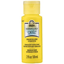 FolkArt Watercolor Gelz Acrylic Paint 2oz - Meyer Lemon