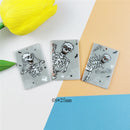 Gray Skeleton Acrylic Charm