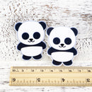 Panda Bear Planar Resin - Pack of 5