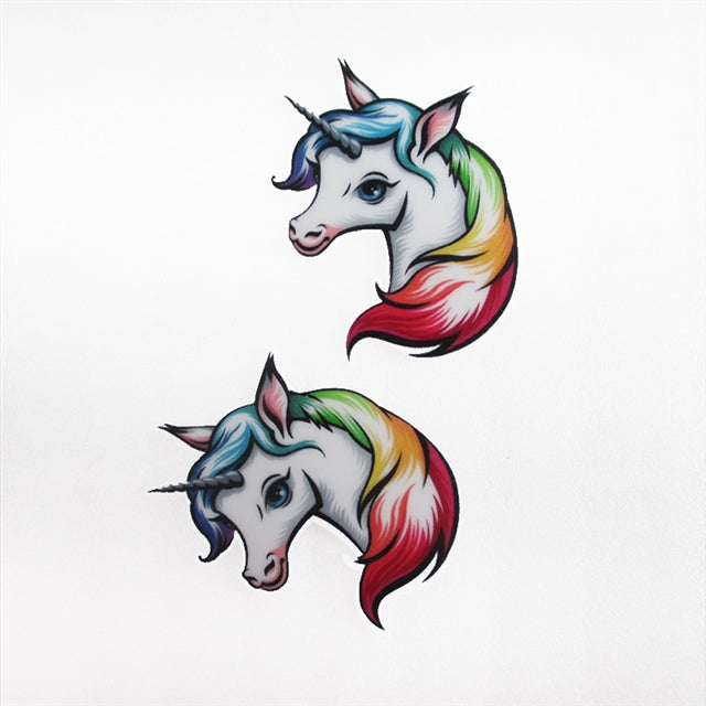 Rainbow Unicorn Planar Resin - Pack of 5