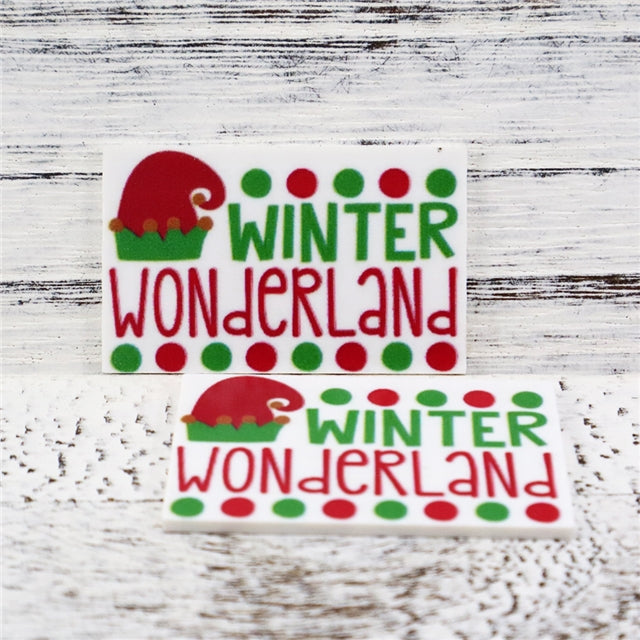 Winter Wonderland Planar Resin - Pack of 5