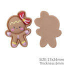 Cute Christmas 3D Resin - Pack of 5