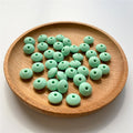 12mm x 7mm Silicone Beads (Pack of 10)