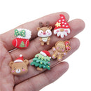 Cute Christmas 3D Resin - Pack of 5