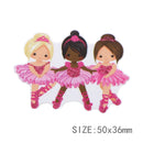 Ballerina Trio Planar Resin - Pack of 5