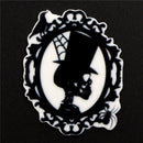 Skeleton Cameo Planar Resin - Pack of 5