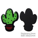 Cactus Black Back Planar Resin - Pack of 5