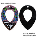 Pink Geometric Acrylic Charm