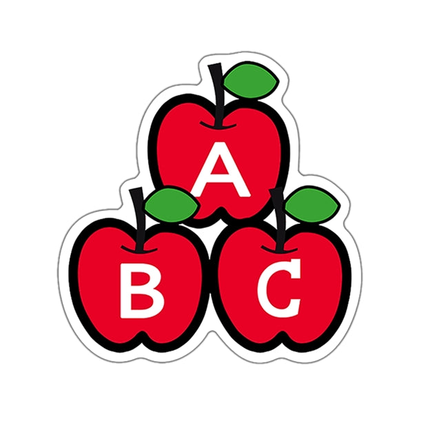 ABC Apples Planar Resin - Pack of 5