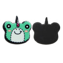 Unicorn Frog Black Back Planar Resin - Pack of 5