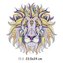 Geometric Lion Iron on Transfer