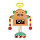 Light Orange Robot Acrylic Charm