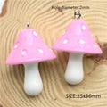 Large Mushroom Resin Charm