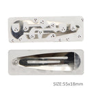 Spooky Transparent Snap Clips - Pack of 2