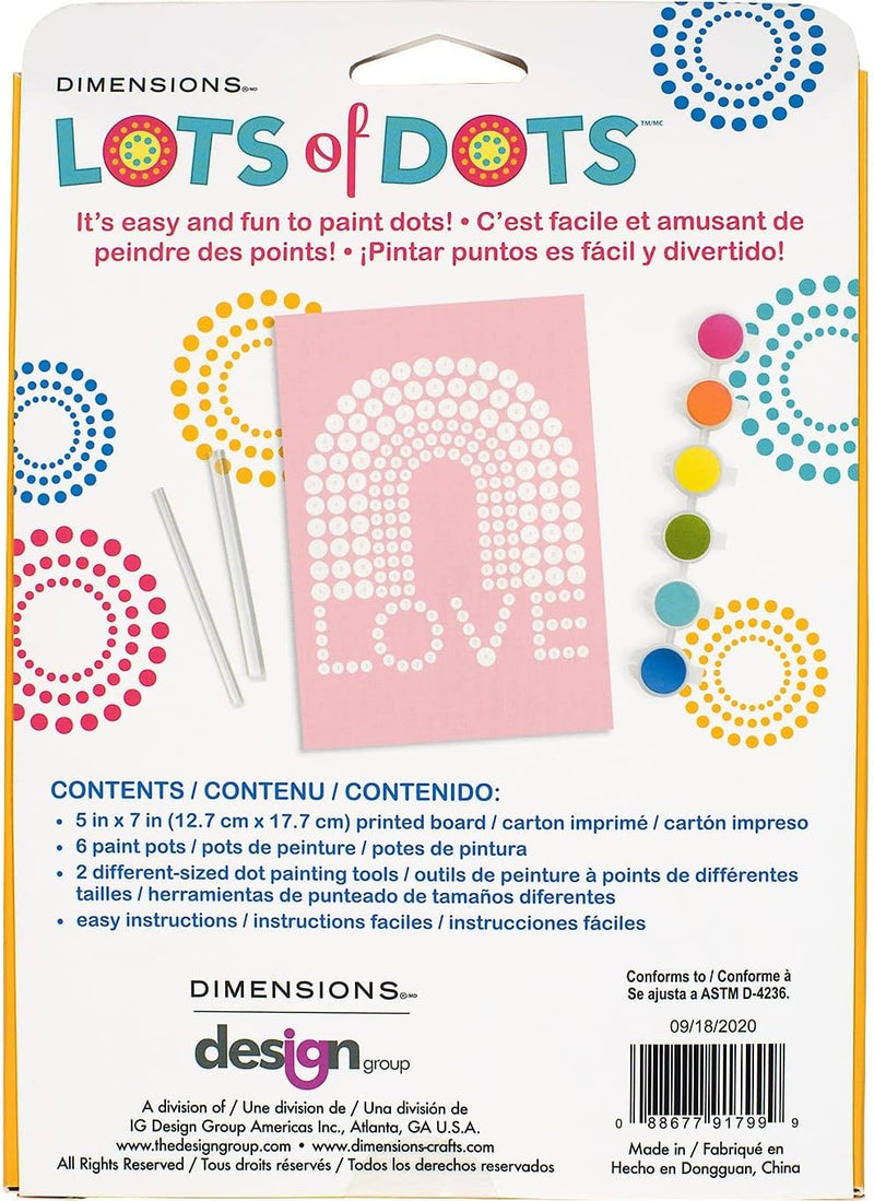 DIMENSIONS Colorful Rainbow Acrylic Dot Painting Kit