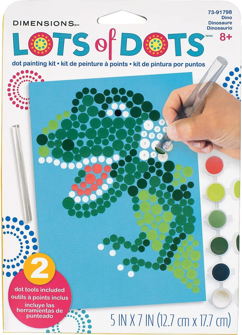 DIMENSIONS Colorful Dinosaur Acrylic Dot Painting Kit