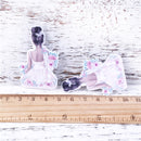 Floral Dancer Planar Resin - Pack of 5