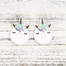 Unicorn Donut Planar Resin - Pack of 5