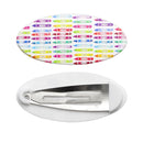 Colorful Crayons Oval Snap Clips - Pack of 2