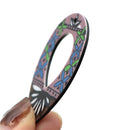 Pink Geometric Acrylic Charm