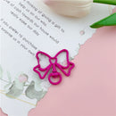 Bow Shaped Lobster Clasp Key Ring (Pack of 5)