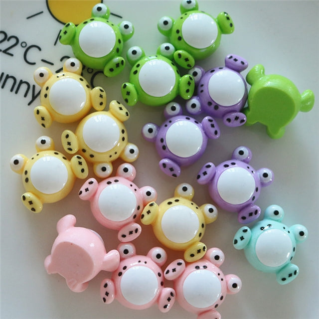 Round Frog 3D Resin - Pack of 5
