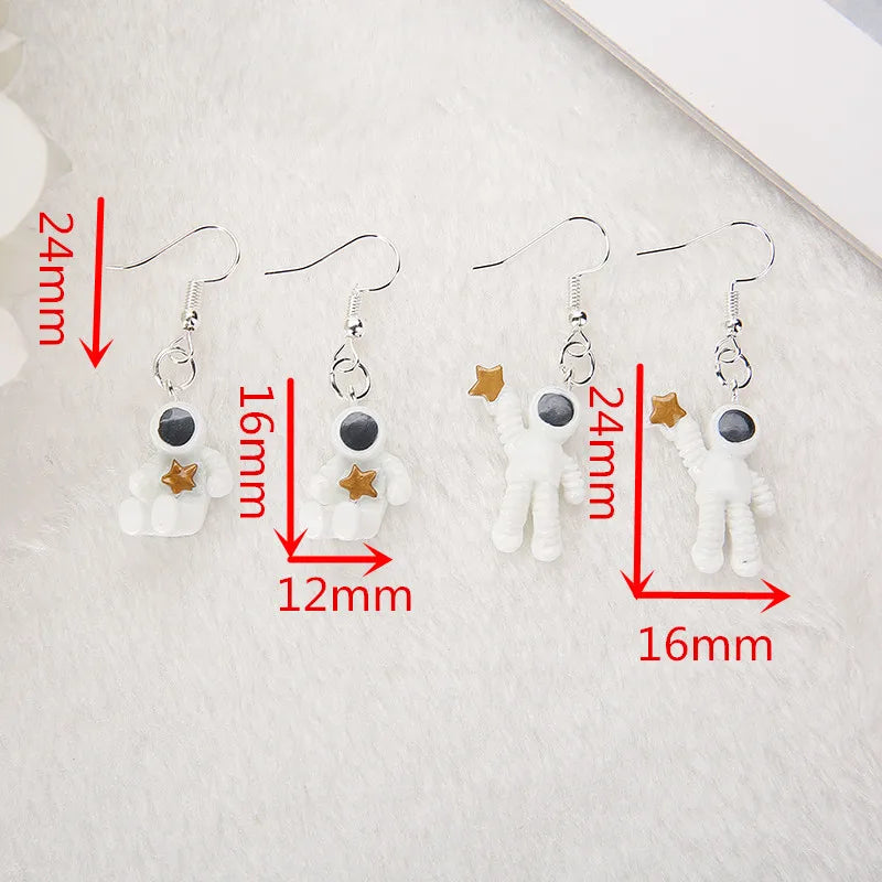 Astronaut Earrings (1 pair)