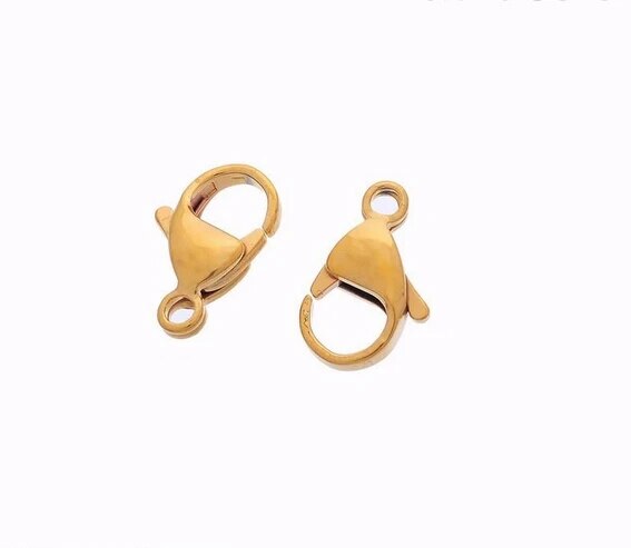 9mm Gold Tone Lobster Clasp (Pack of 20)