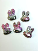 Pastel Bunny Mermaid Sequin Applique (Pack of 5)