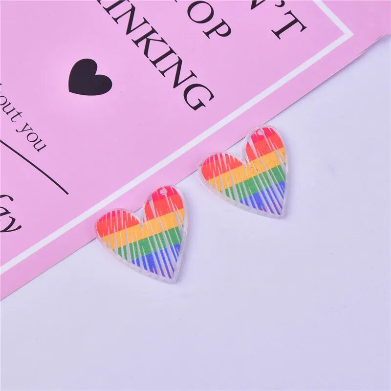 Rainbow Acrylic Charm