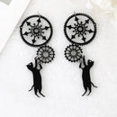 Clockwork Cat Acrylic Charm