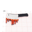 Bloody Cleaver Mirrored Acrylic Charm