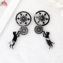 Clockwork Cat Acrylic Charm