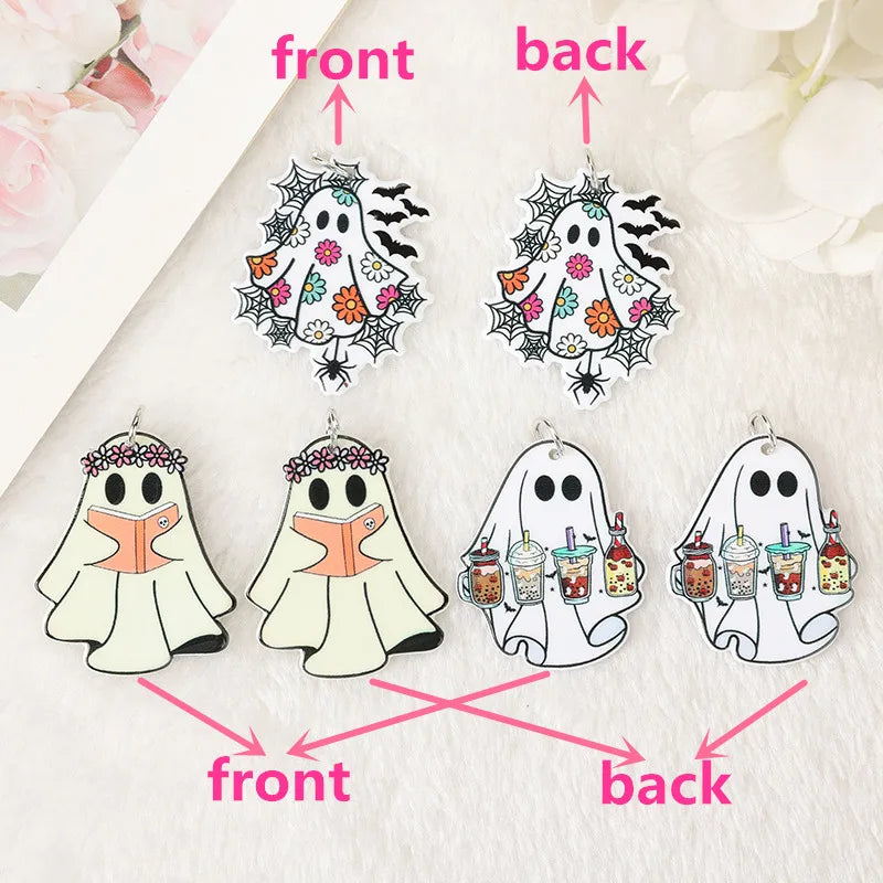 Reading Ghost Acrylic Charm