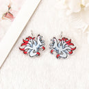 Nine Tailed Fox Acrylic Charm