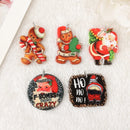 Vintage Santa Acrylic Charm