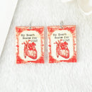 Vintage Valentine's Day Acrylic Charm