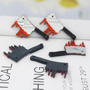 Bloody Cleaver Mirrored Acrylic Charm