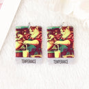 Kitty Tarot Card Acrylic Charm