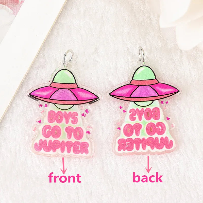 Boys Go To Jupiter Acrylic Charm