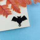Black Bat Metal Charm